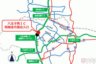 圏央道・八王子西ICの位置(画像出典:NEXCO中日本).jpg